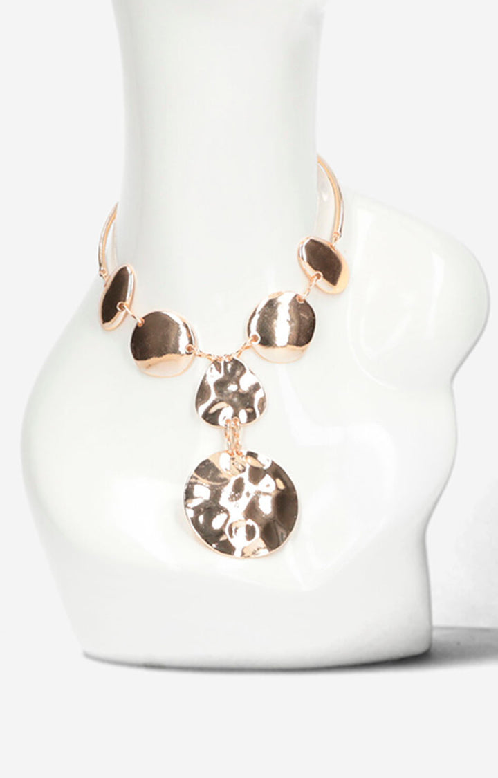 Collar dorado redondo - COLLAR Boutiquemirel 