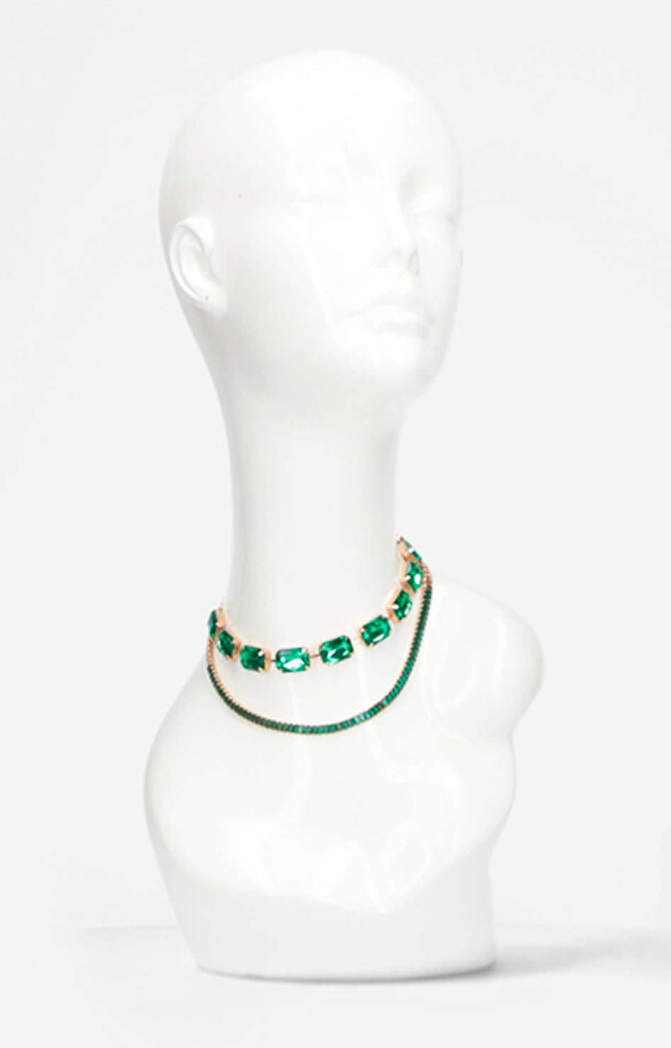 Collar doble verde - COLLAR Boutiquemirel 