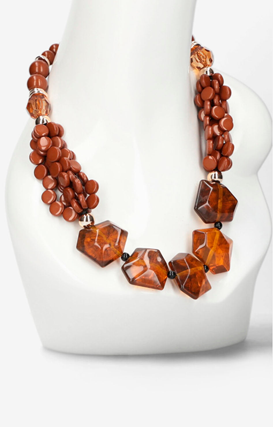 Collar carey café - COLLAR Boutiquemirel 