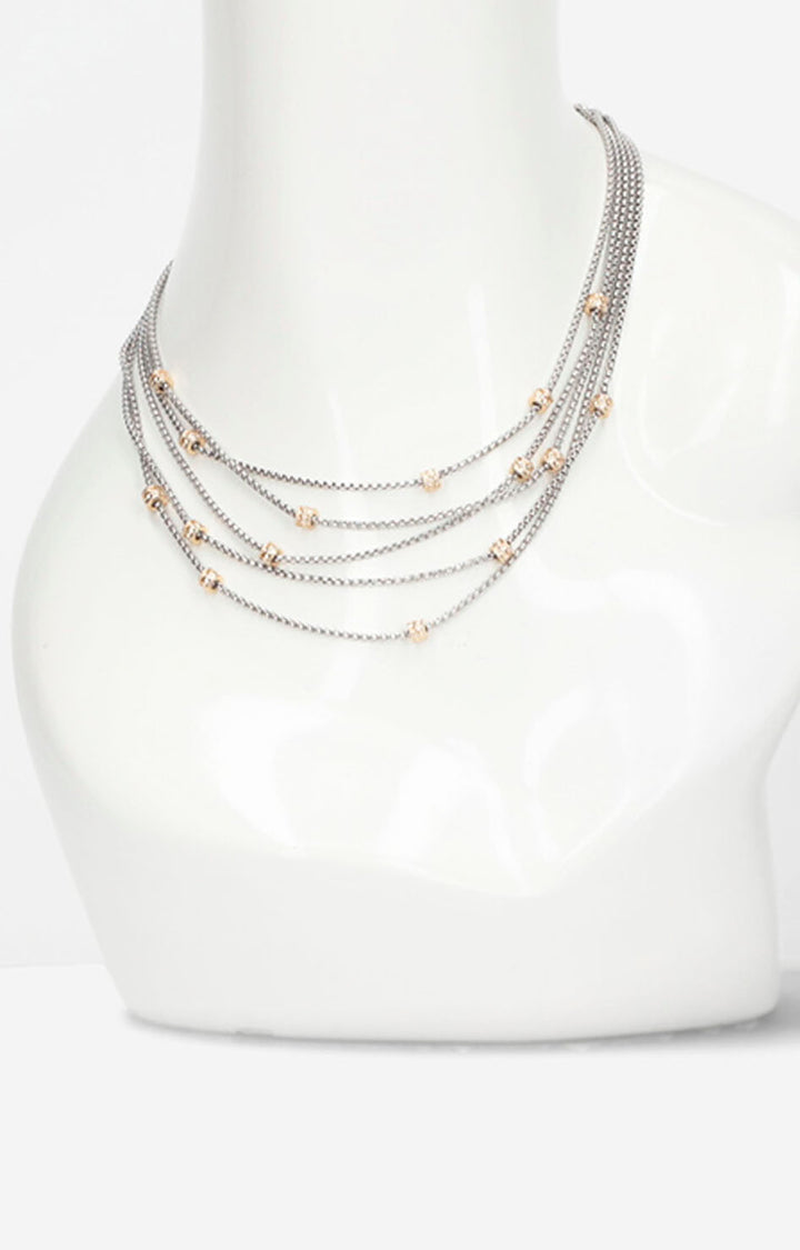 Collar triple plata - COLLAR Boutiquemirel 