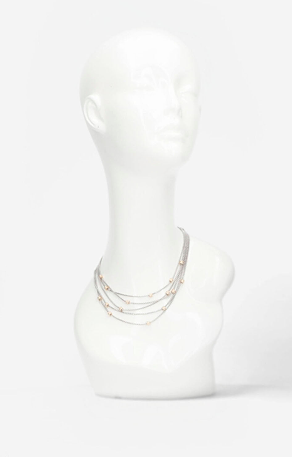 Collar triple plata - COLLAR Boutiquemirel 