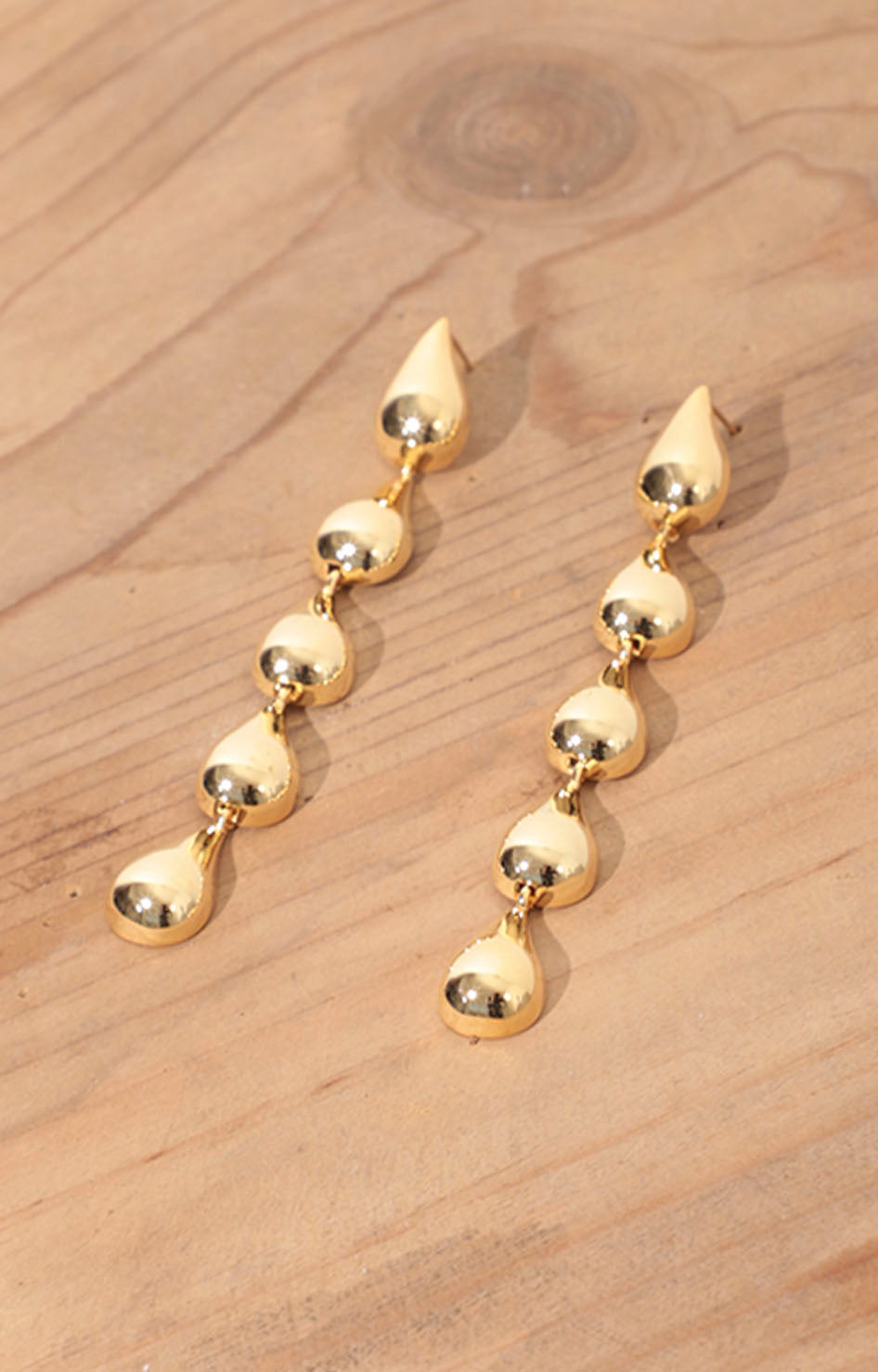 Arete largo dorado - ARETE Boutiquemirel 