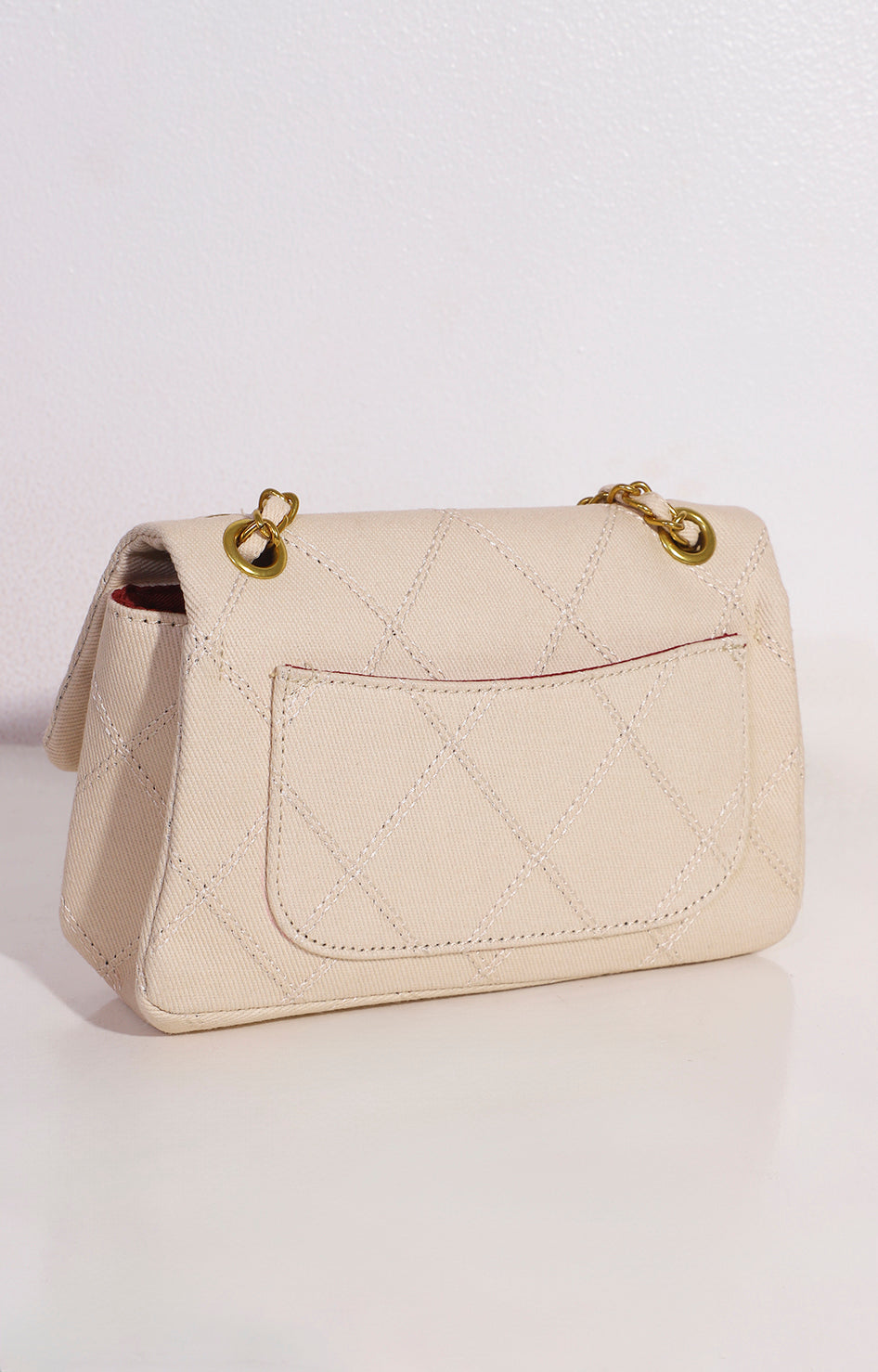 Bolsa beige con cadena - BOLSA Boutiquemirel 
