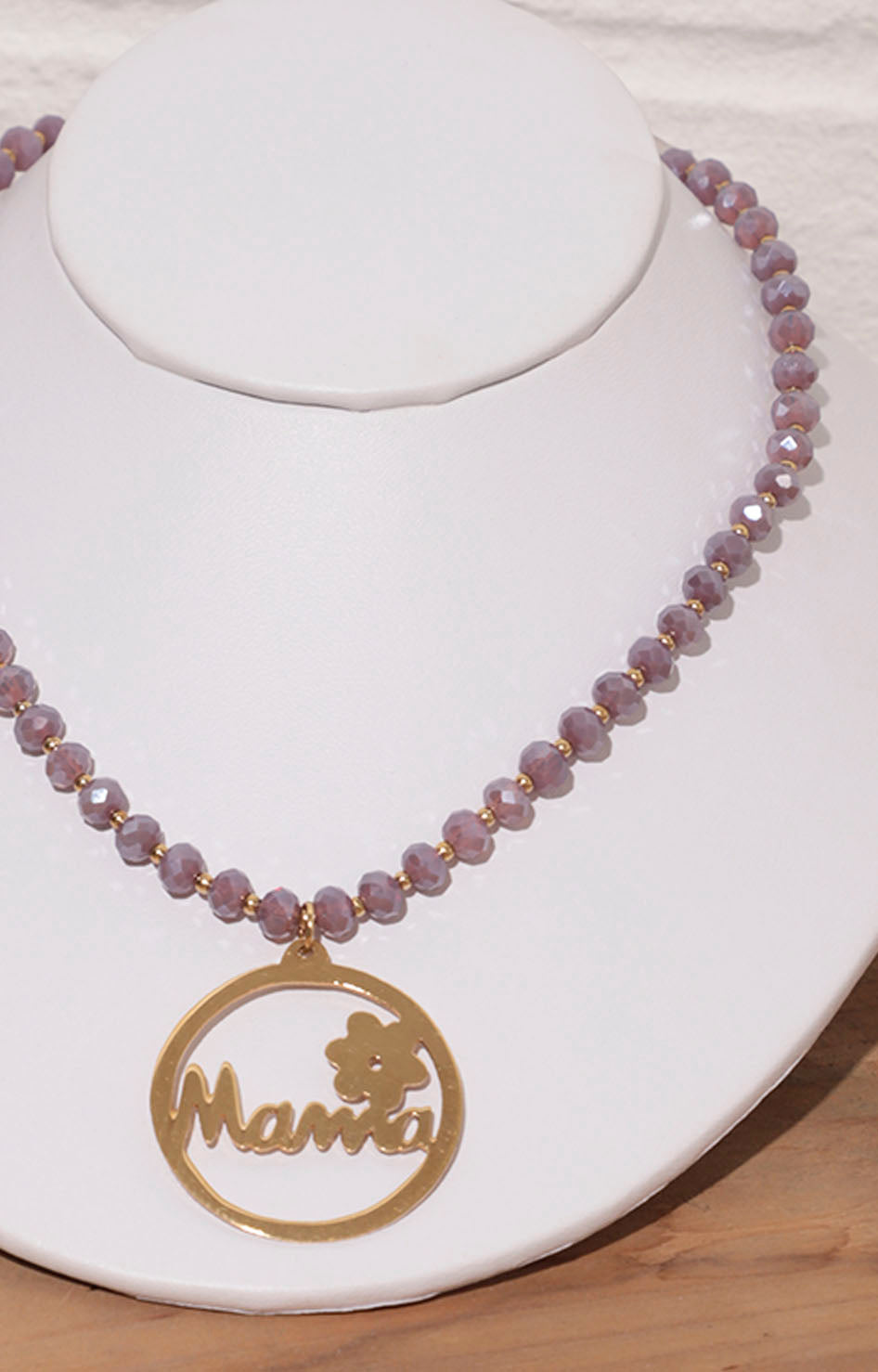 Collar de piedras lila mamá - COLLAR Boutiquemirel 
