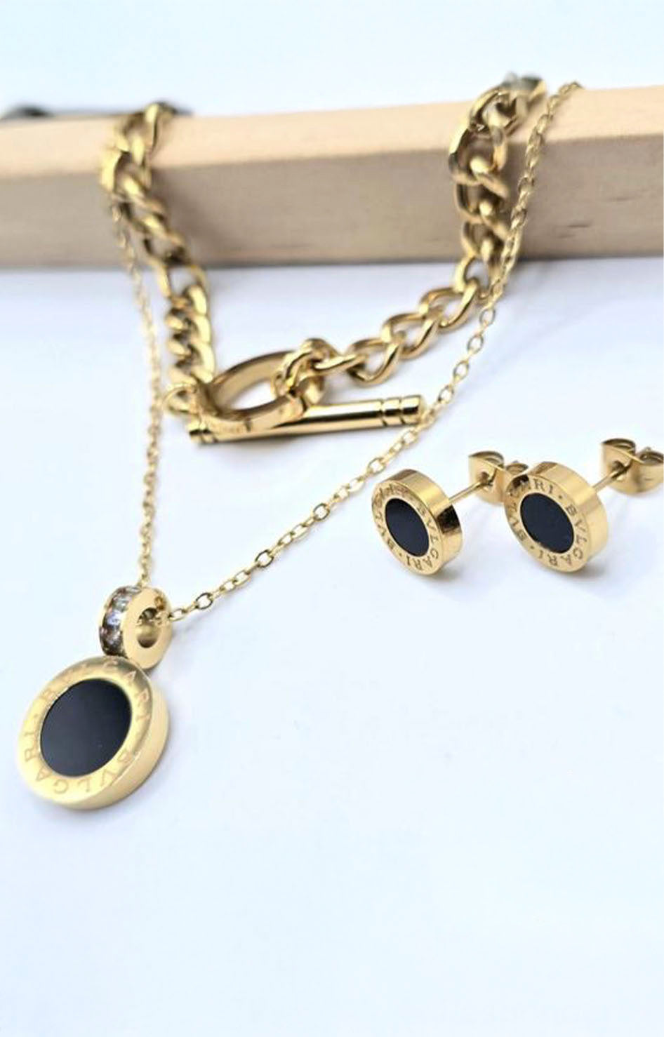 SET DE CADENA DORADO - SET COLLAR Boutiquemirel 