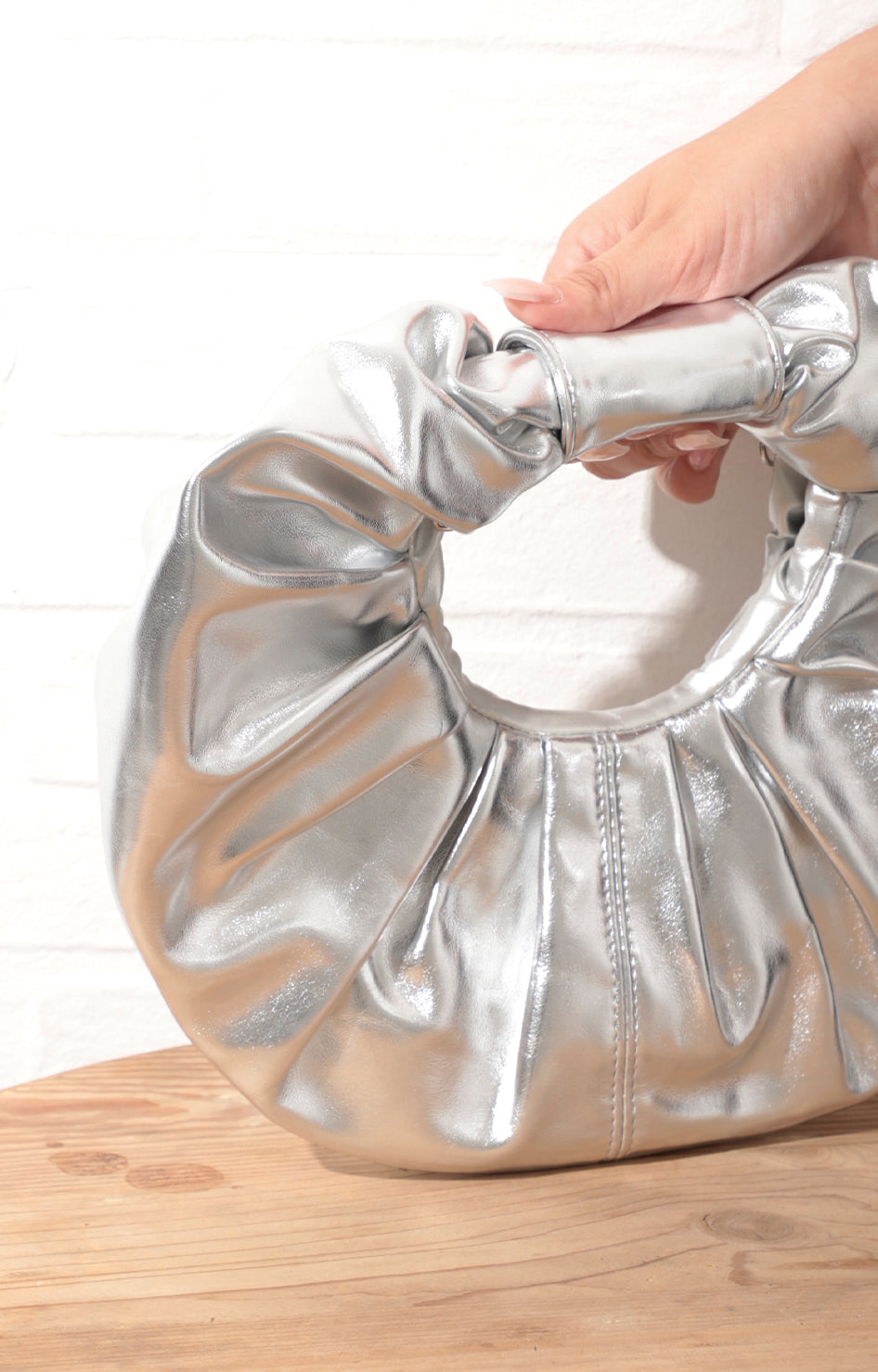Bolsa plata metálicaa - BOLSA Boutiquemirel 