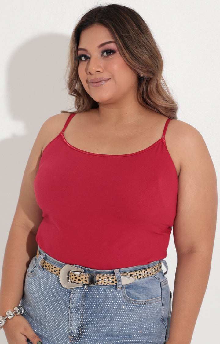 Blusa roja básica - BLUSA Boutiquemirel 