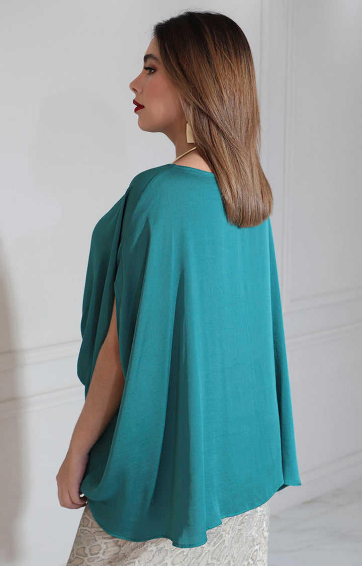 Blusa verde acua