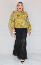 Falda negra con transparencia - FALDA XL Boutiquemirel 