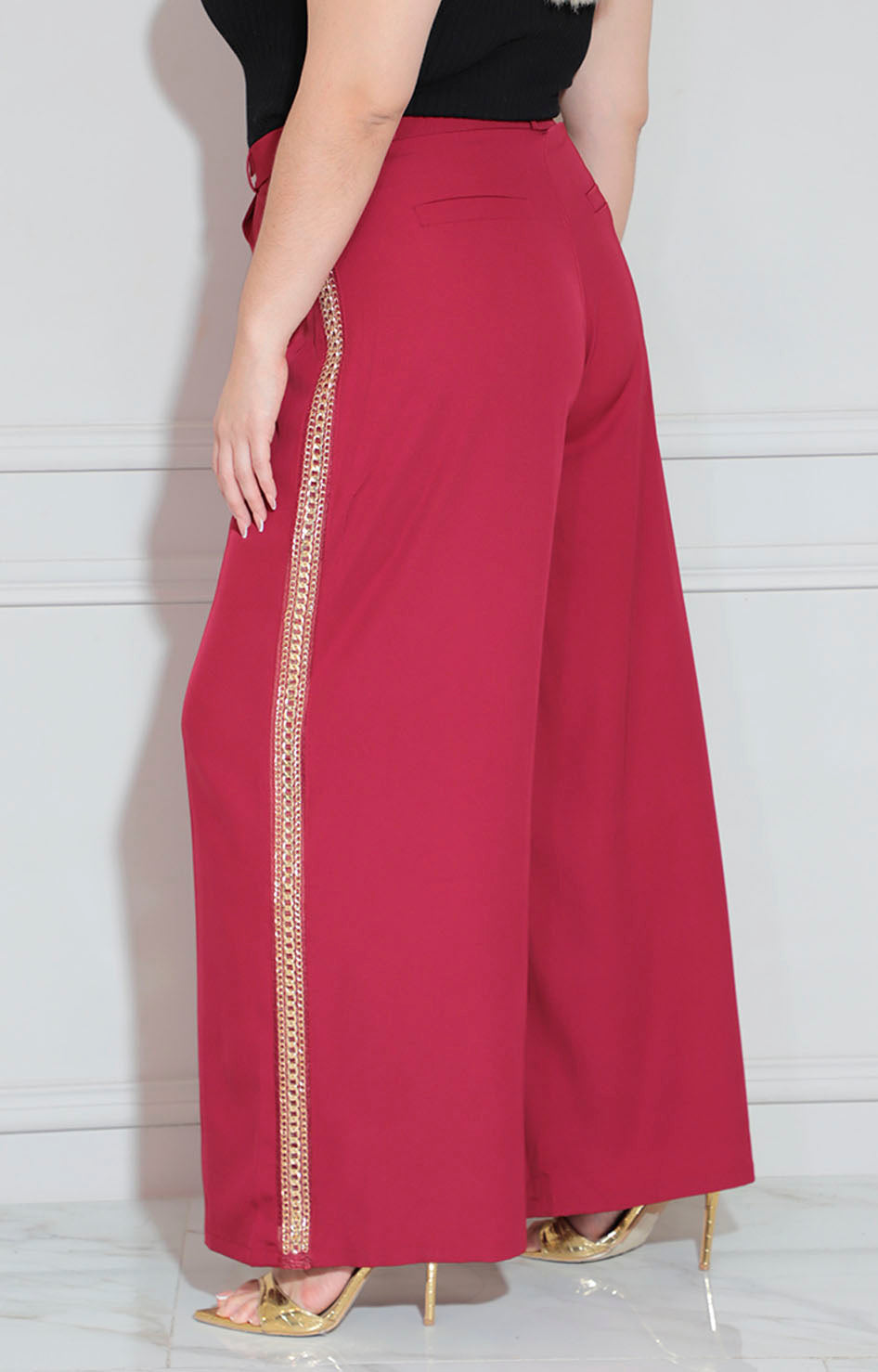 Pantalón vino - PANTALON XL Boutiquemirel 