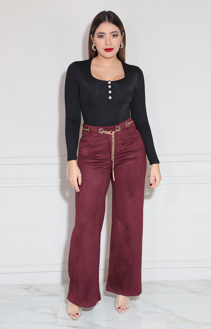 Pantalón vino