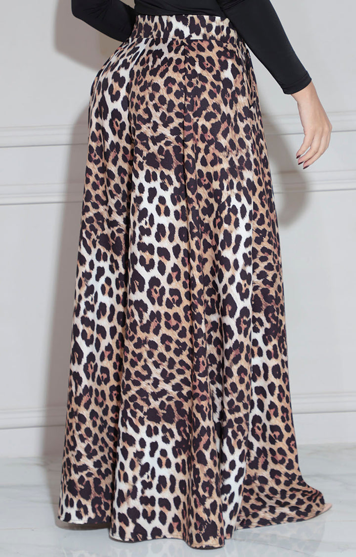 Pantalón café cheeta