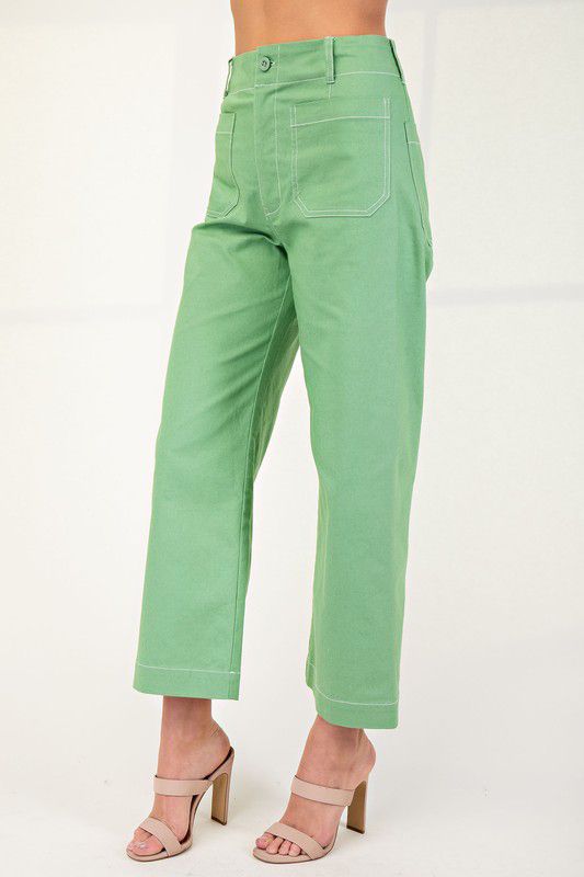 P*2-26*GIGIO*TG1525*VERDE - PANTALON REGULAR Boutiquemirel 