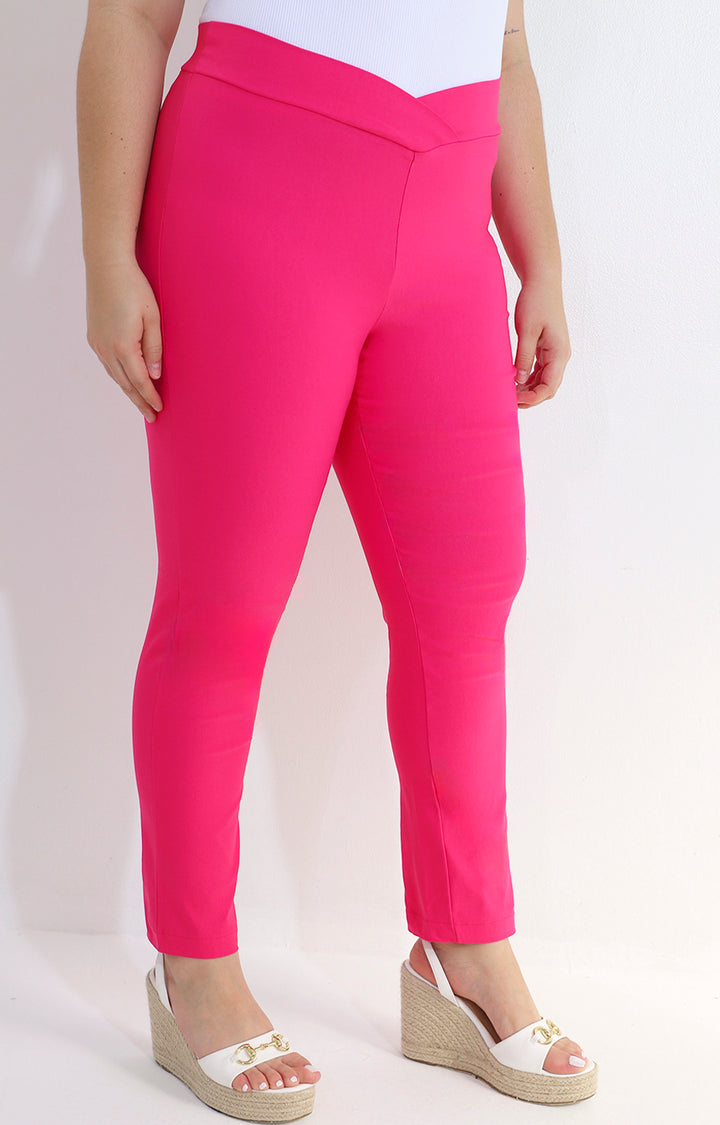 Pantalon fucsia de tiro alto - PANTALON Boutiquemirel 