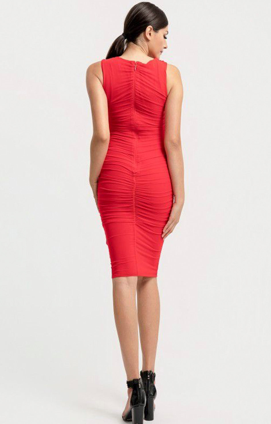 V*1-26*ROSEVELVET*RVD4143*ROJO - VESTIDO CORTO REGULAR Boutiquemirel 