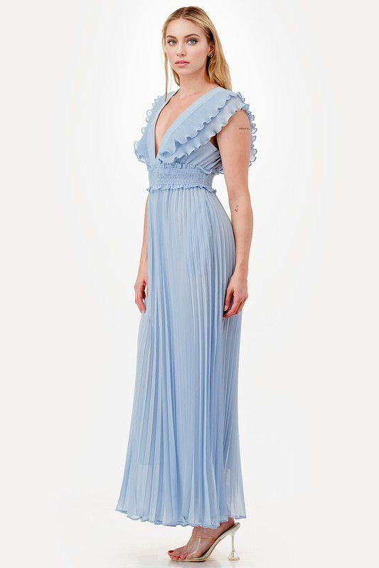 Palazzo plisado azul baby - PALAZZO Boutiquemirel 