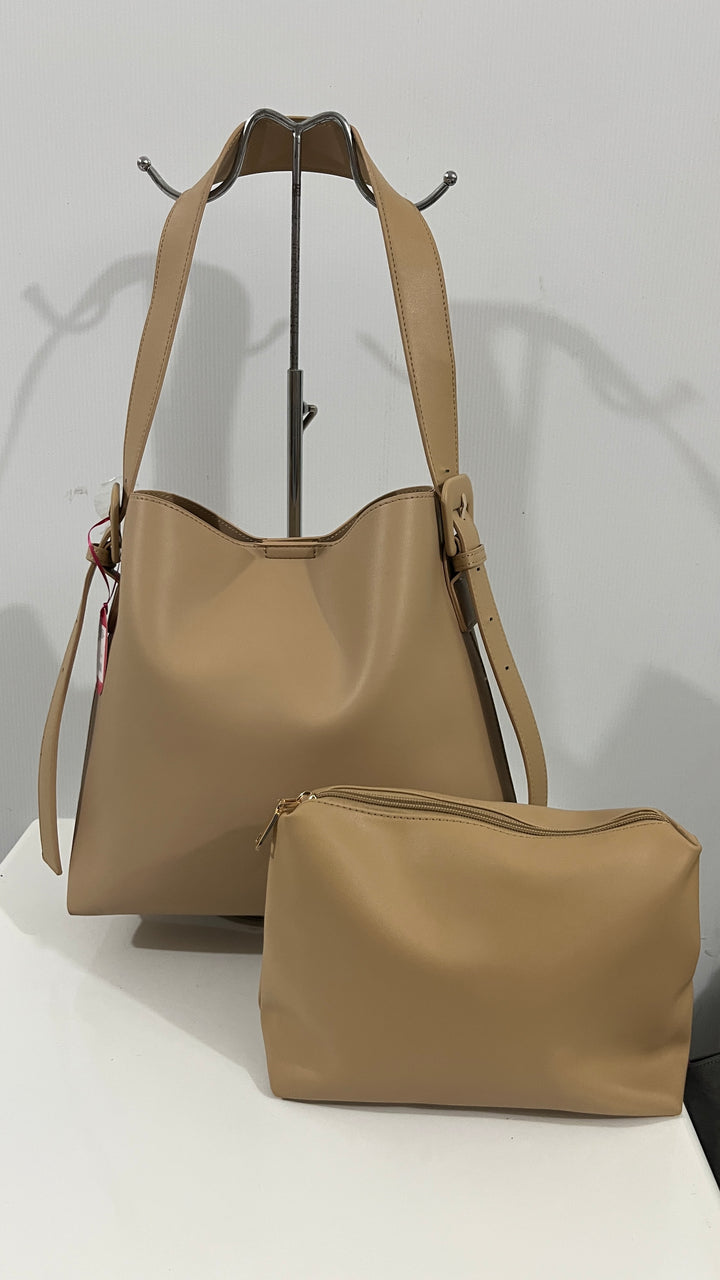 Set de bolsas beige