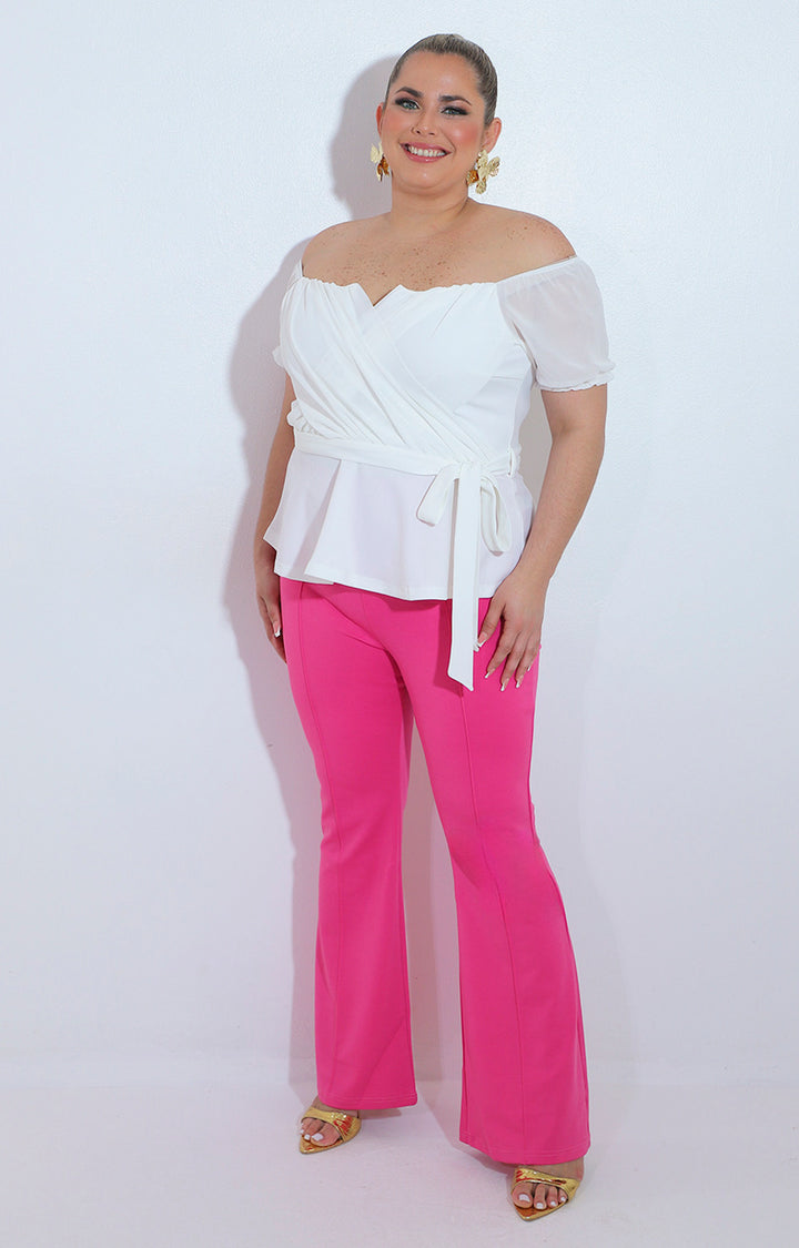 Pantalon rosa recto - PANTALON Boutiquemirel 