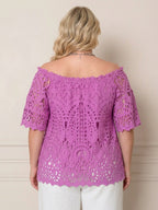 Blusa Guipiur - BLUSAS CURVY Boutiquemirel 