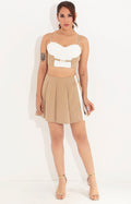 Conjunto beige con blanco - CONJUNTO Boutiquemirel 