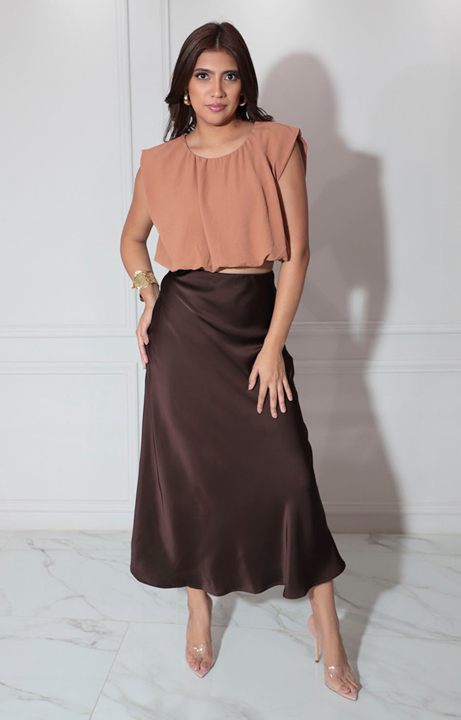 Blusa café - BLUSA Boutiquemirel 