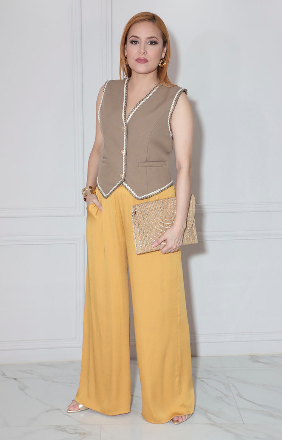 Chaleco café - CHALECO Boutiquemirel 