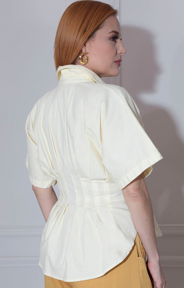 Blusa amarilla - BLUSA Boutiquemirel 