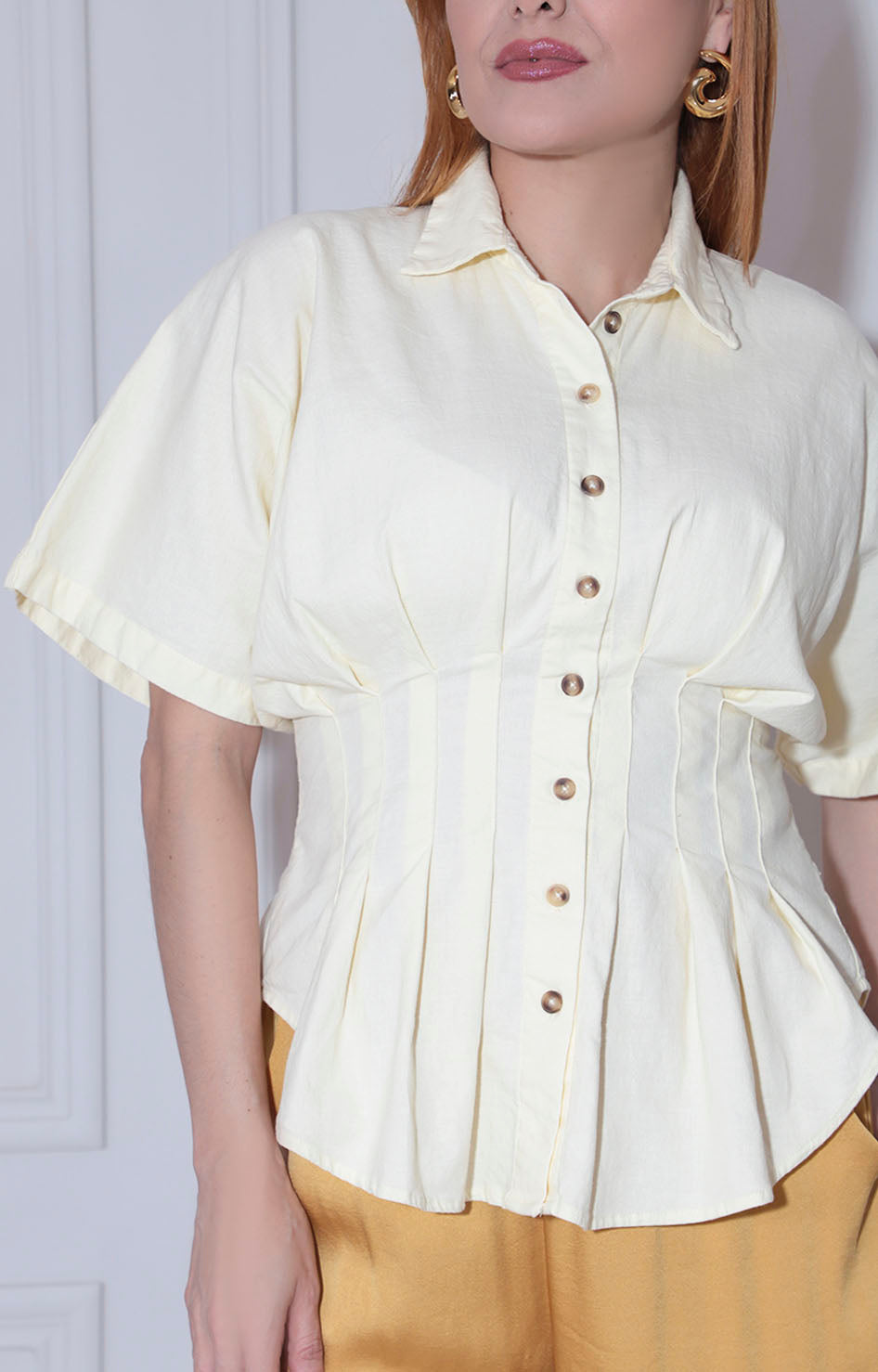 Blusa amarilla - BLUSA Boutiquemirel 