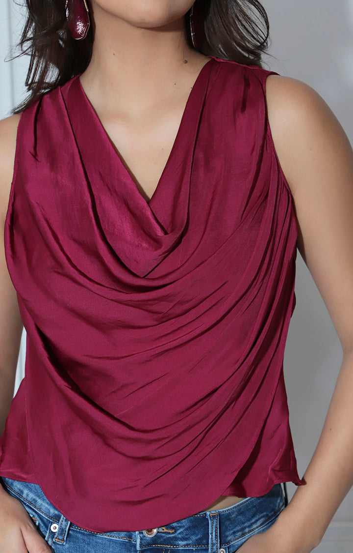 Blusa vino - BLUSA Boutiquemirel 