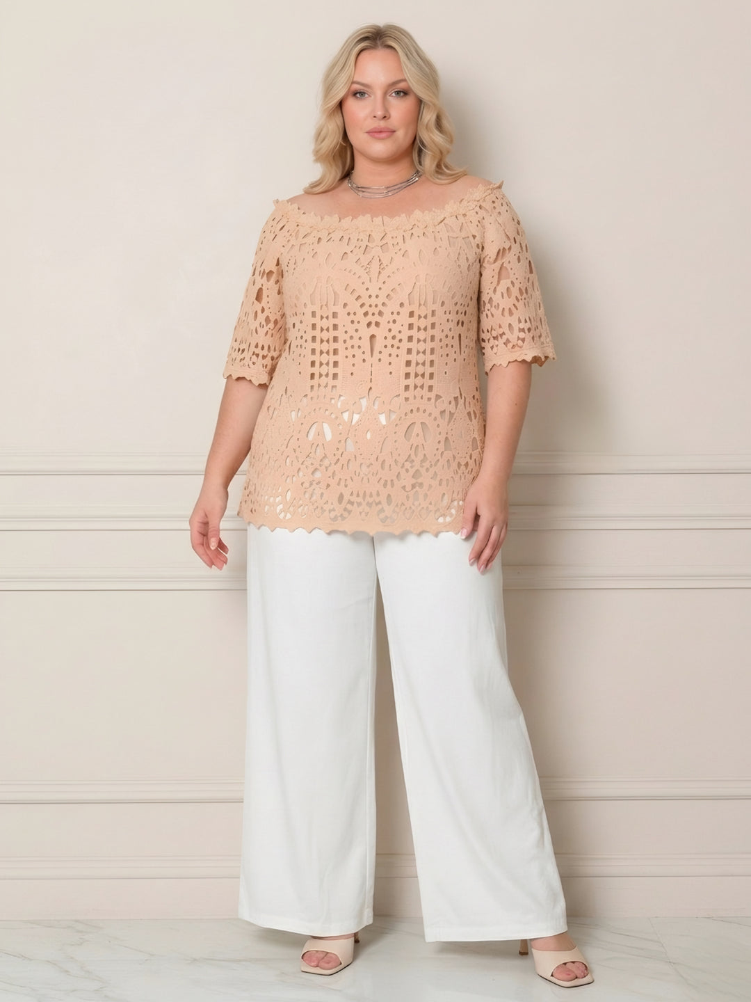 Blusa Guipiur - BLUSAS CURVY Boutiquemirel 