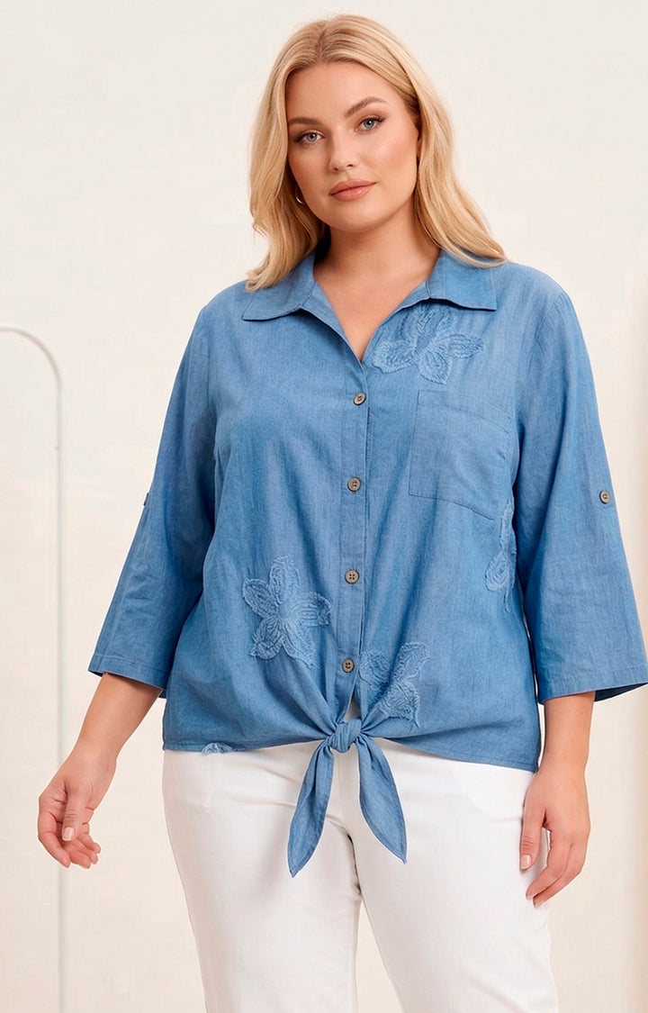 Blusa fresca - BLUSAS CURVY Boutiquemirel 
