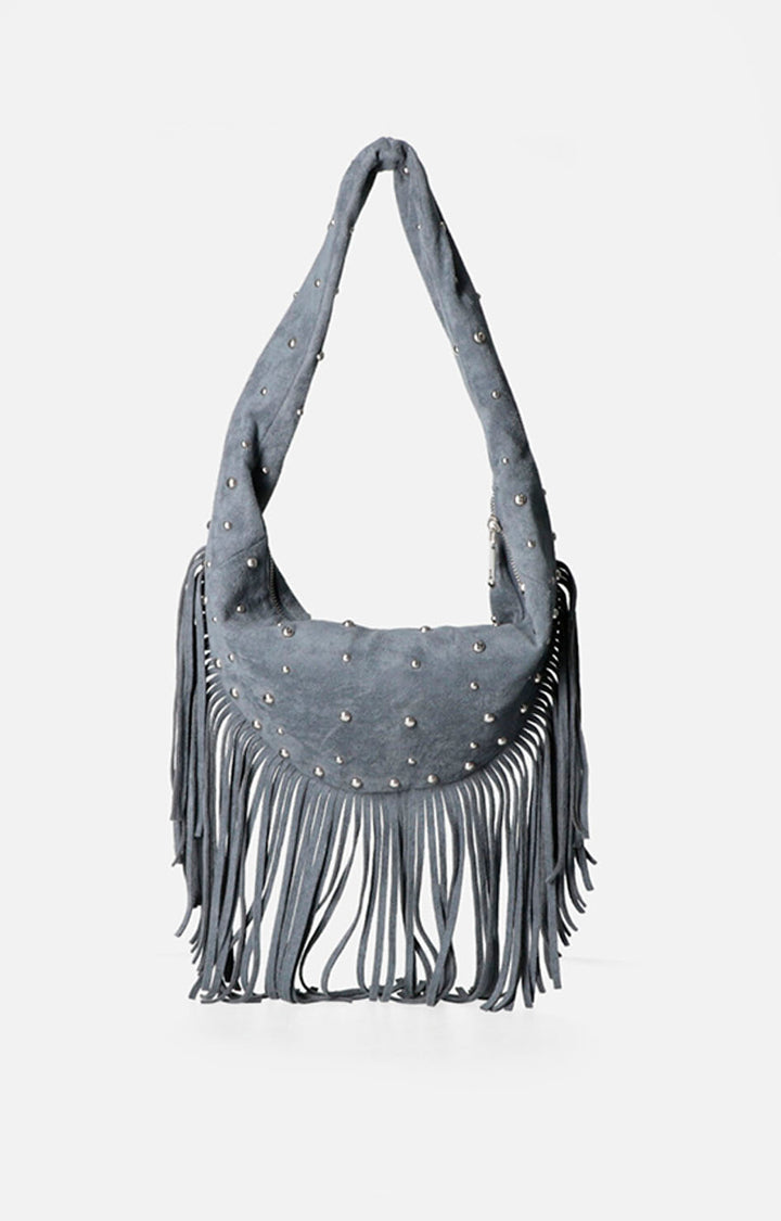 Bolsa denim con flecos - BOLSA Boutiquemirel 