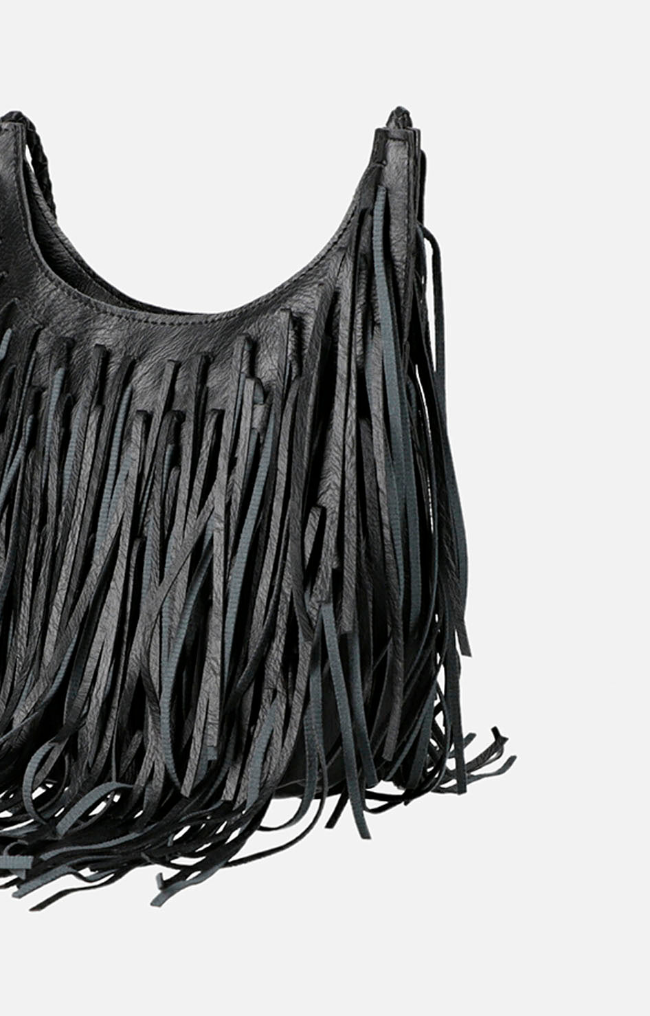 Bolsa negra con flecos - BOLSA Boutiquemirel 