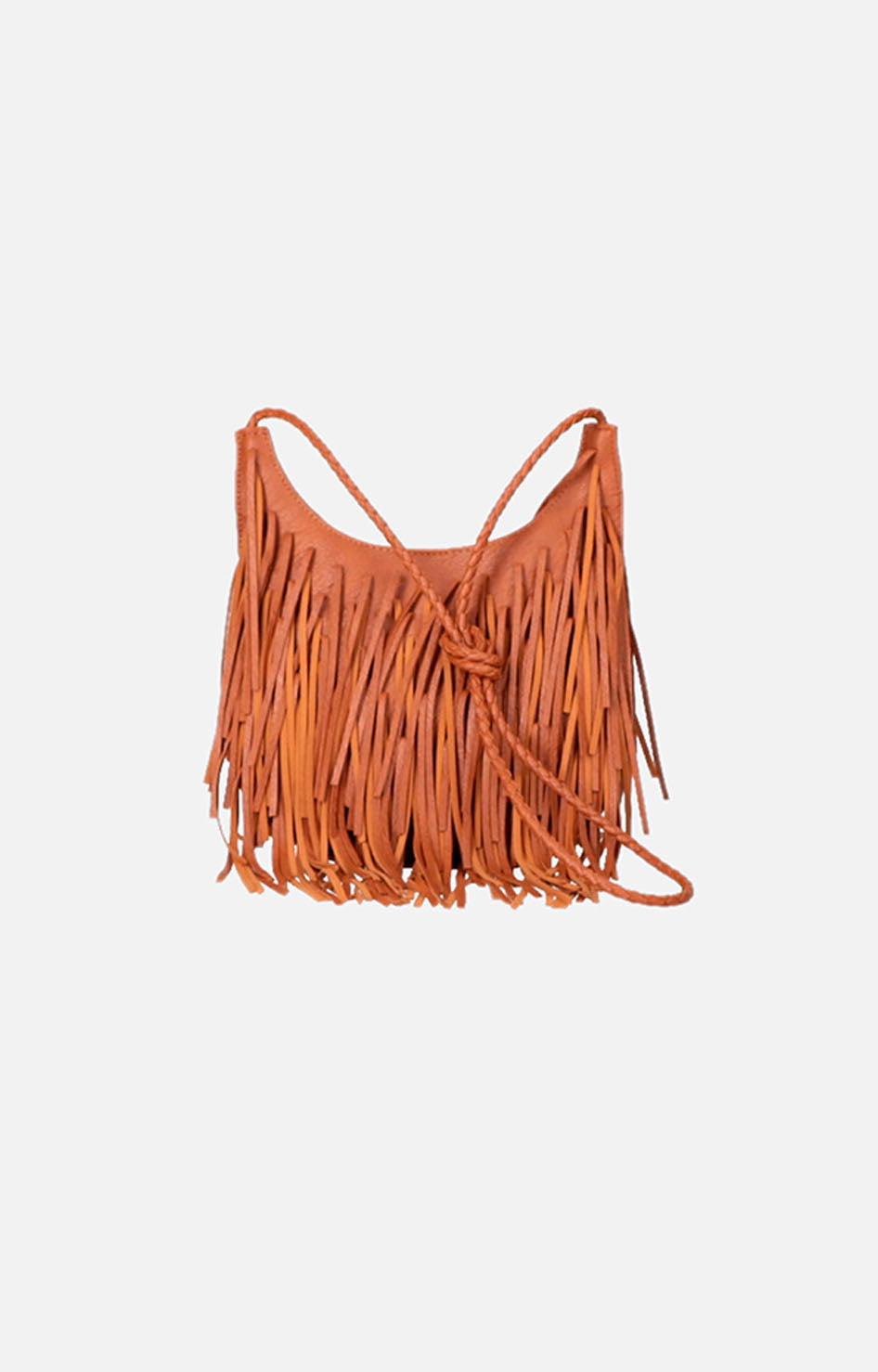 Bolsa café con flecos - BOLSA Boutiquemirel 