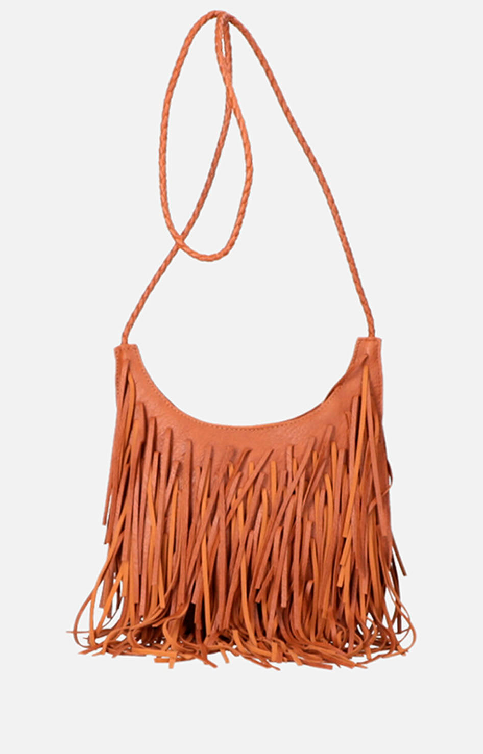 Bolsa café con flecos - BOLSA Boutiquemirel 