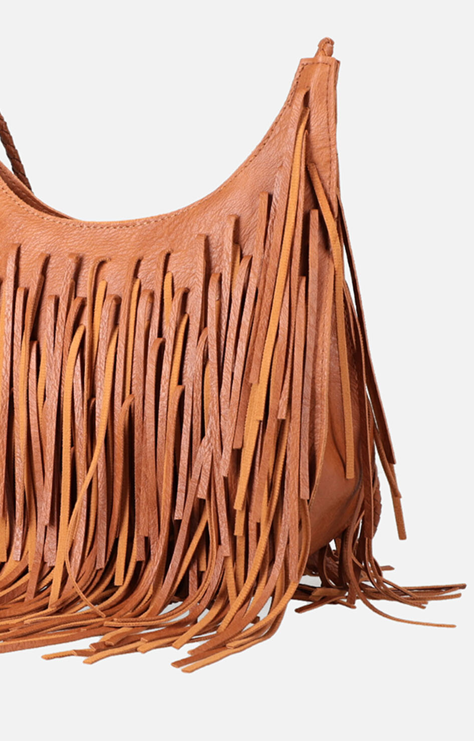 Bolsa café con flecos - BOLSA Boutiquemirel 