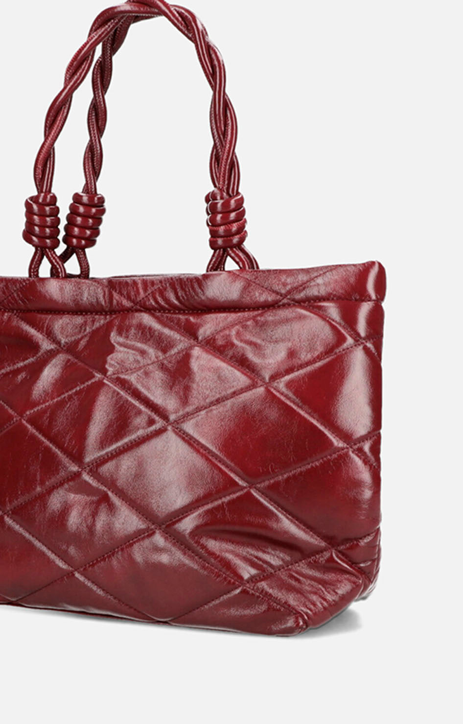 Bolsa satinada vino - BOLSA Boutiquemirel 