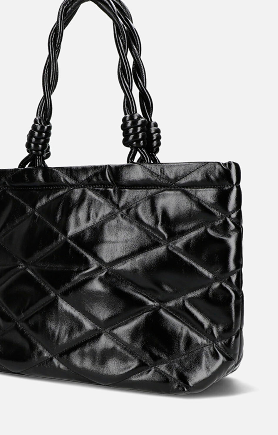 Bolsa satinada negra - BOLSA Boutiquemirel 