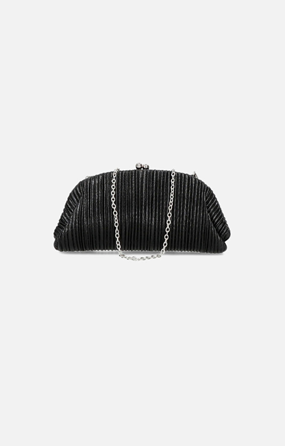 Clutch negra con textura - BOLSA Boutiquemirel 