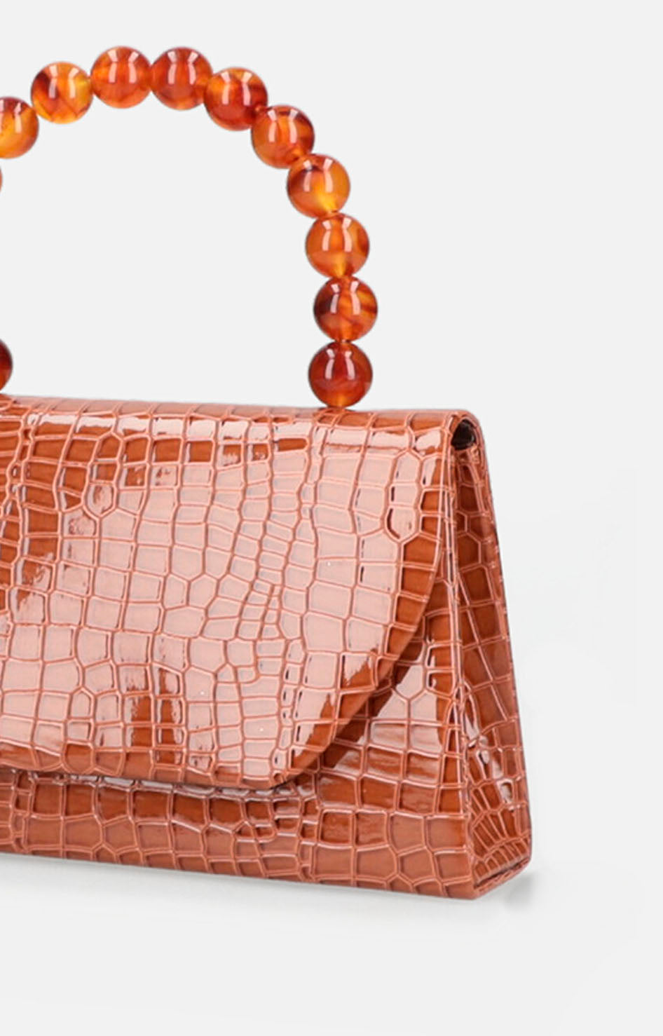 Bolsa croc café - BOLSA Boutiquemirel 