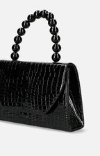 Bolsa croc negra - BOLSA Boutiquemirel 