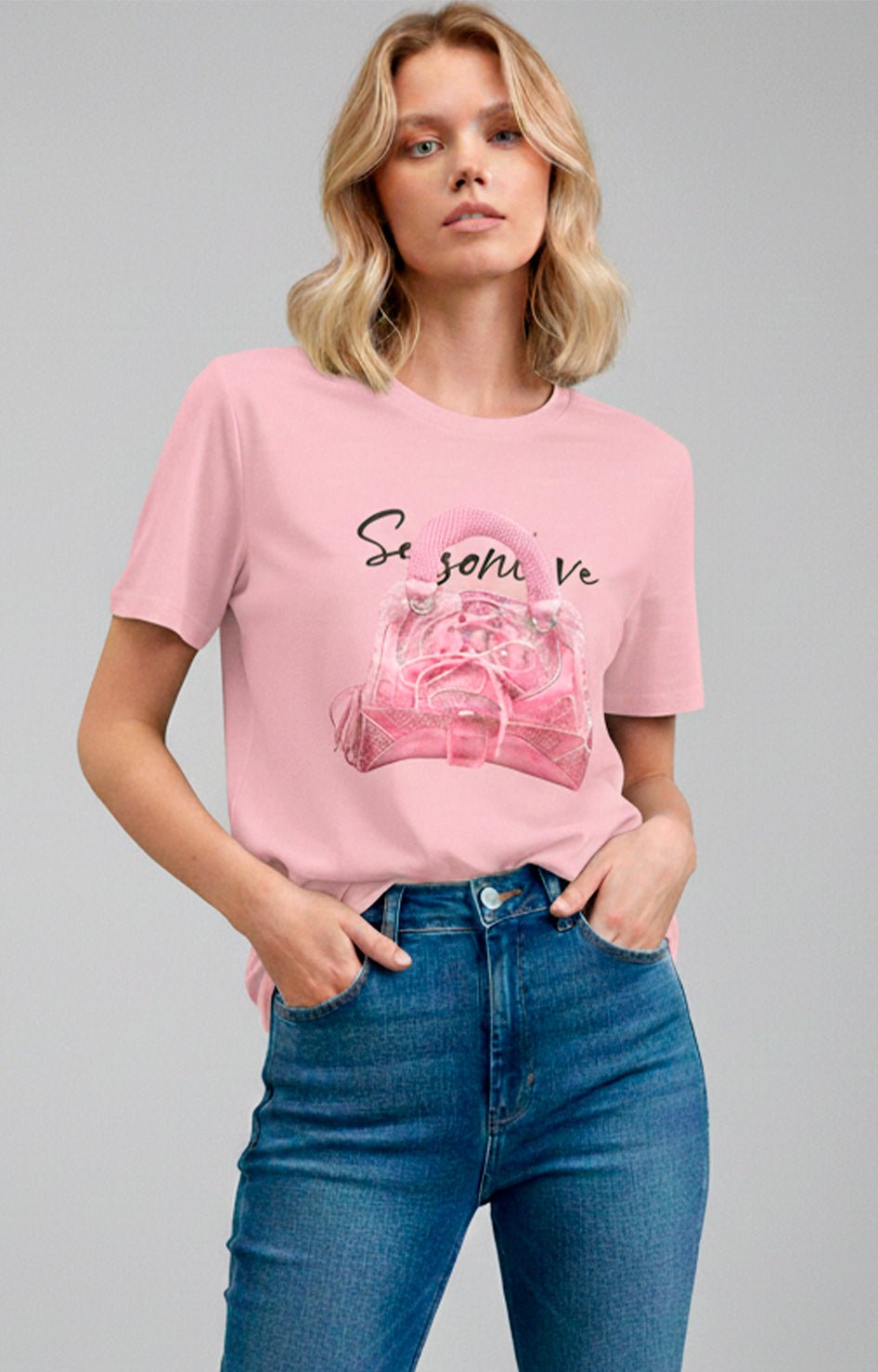 Blusa básica con bolsa - BLUSAS REGULAR Boutiquemirel 