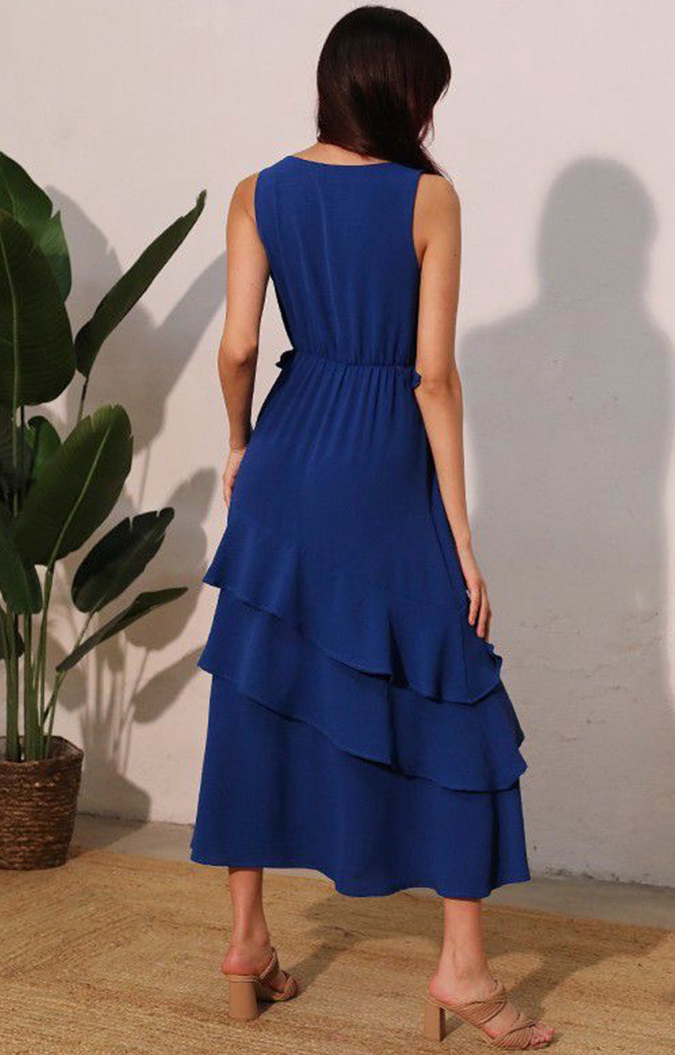 V*1-26*TYCHE*D-9094*ROYAL - VESTIDO LARGO REGULAR Boutiquemirel 