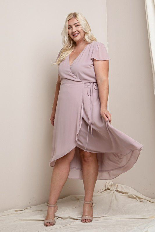 Vestido palo de rosa - VESTIDO CORTO CURVY Boutiquemirel 