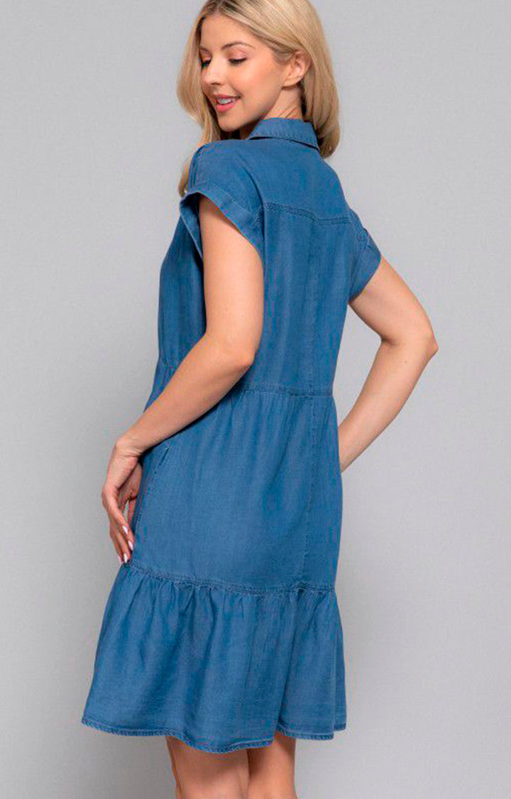 V*1-26*ACTIVE*D14343*MEZCLILLA - VESTIDO CORTO REGULAR Boutiquemirel 