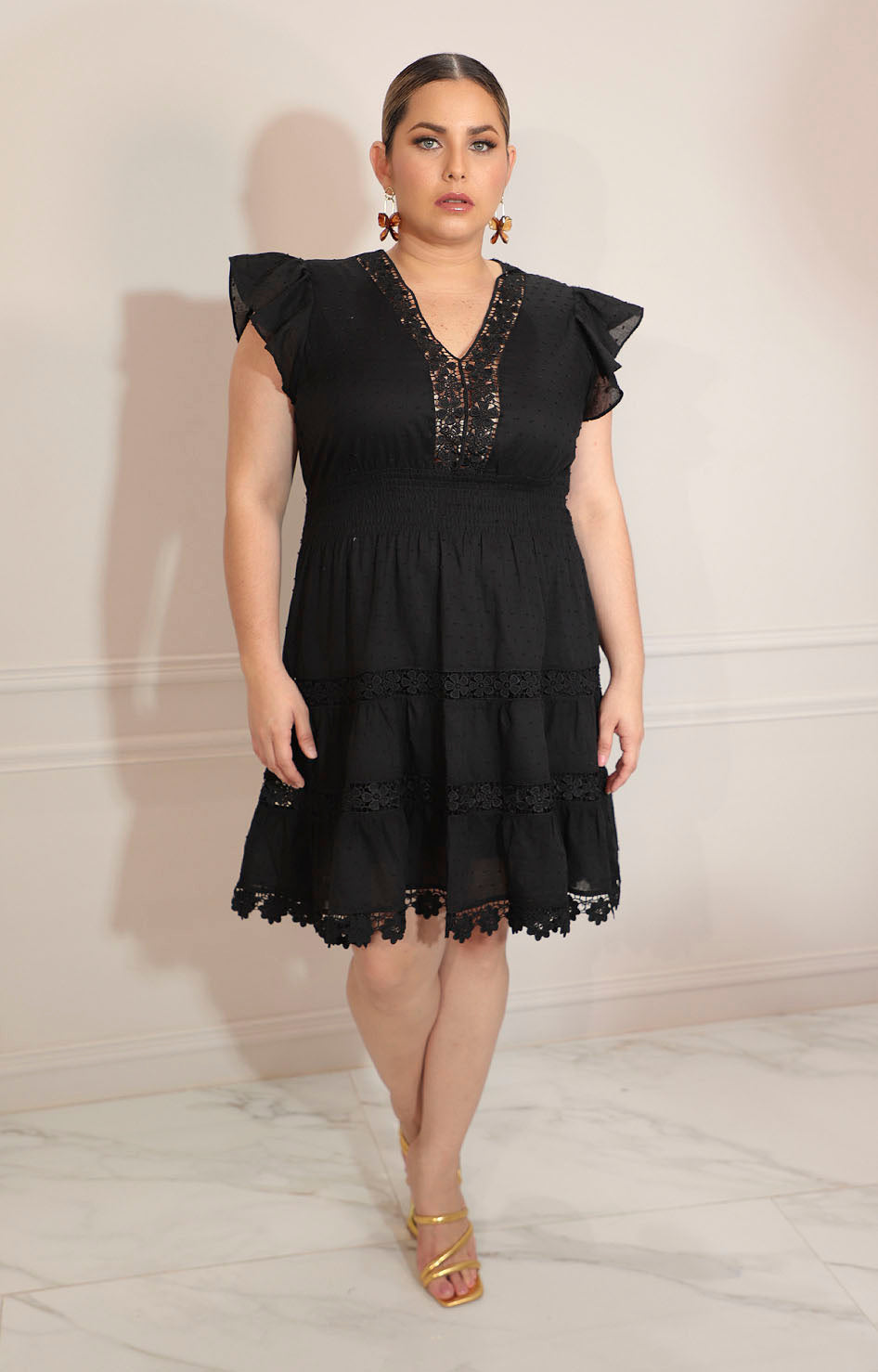 V*4-26*TALENT*ITD6188*BLANCO - VESTIDO CORTO CURVY Boutiquemirel 