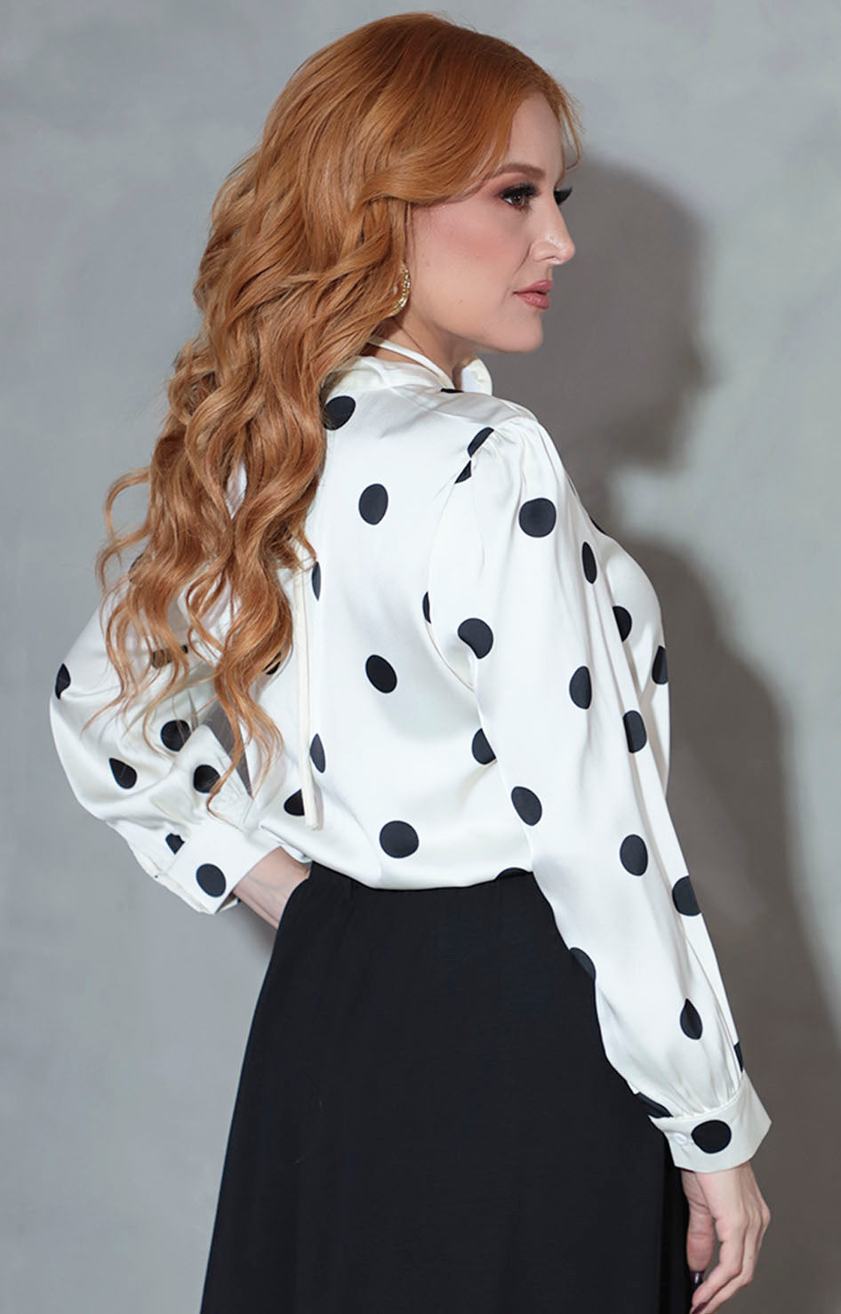 Blusa beige con lazo - BLUSA Boutiquemirel 