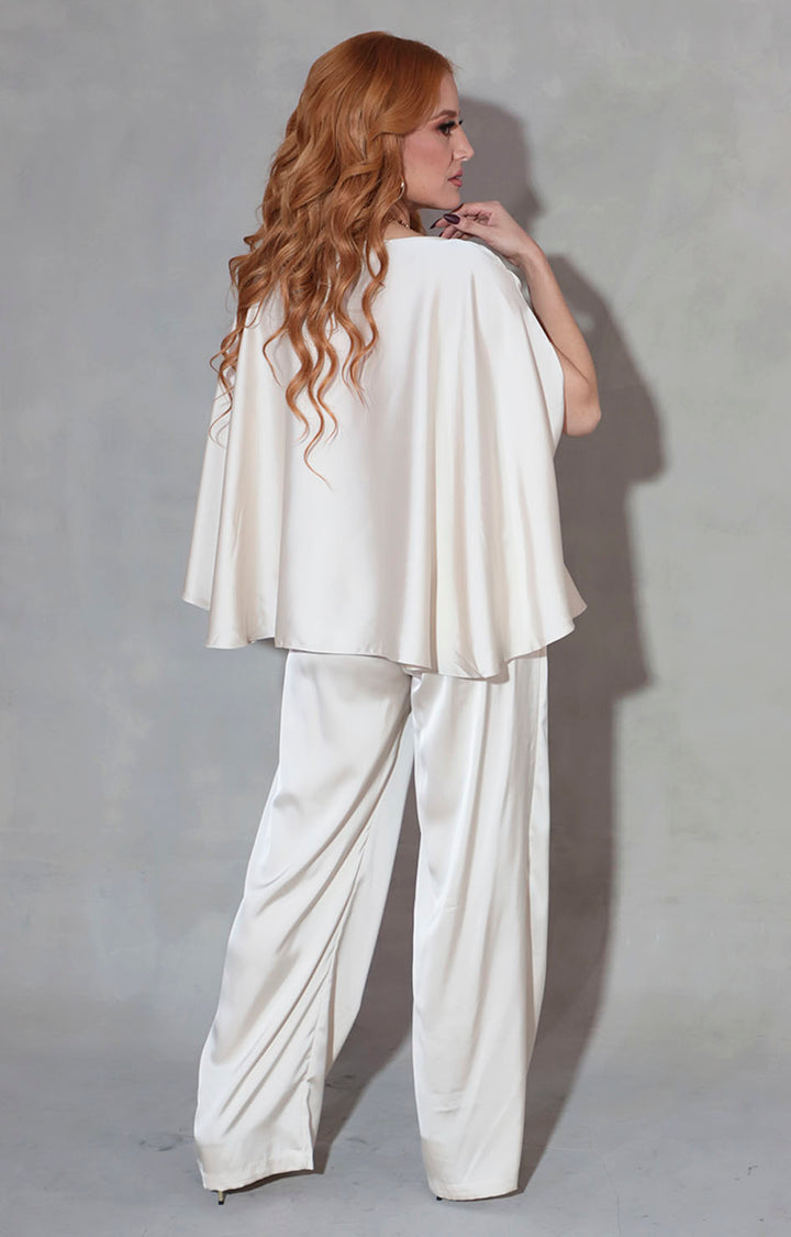 Conjunto satinado beige - CONJUNTO Boutiquemirel 