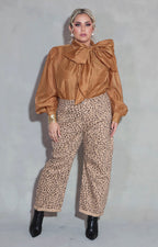 Pescador beige estampado - PANTALON XL Boutiquemirel 