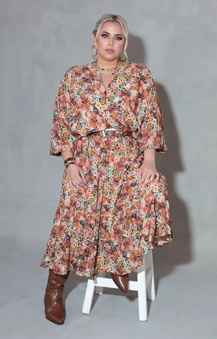 Falda chedrón floral - FALDA XL Boutiquemirel 